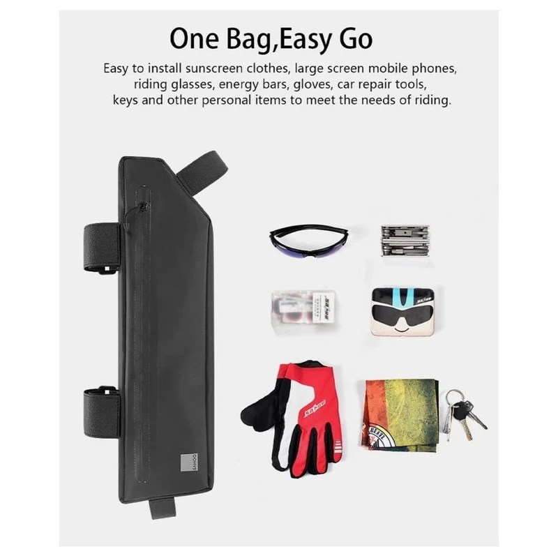 SAHOO Waterproof Triangle Frame Bag – 2L (41x12x5cm)