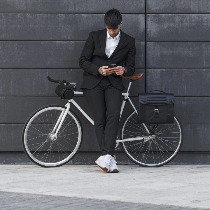 Sac de bureau vélo Genuine Shad Bikes 16L look cuir vintage