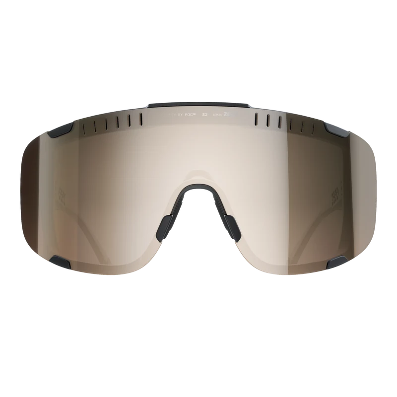 Lunettes POC DEVOUR WF + Noir Verre Clarity Trail Partly Sunny Silver