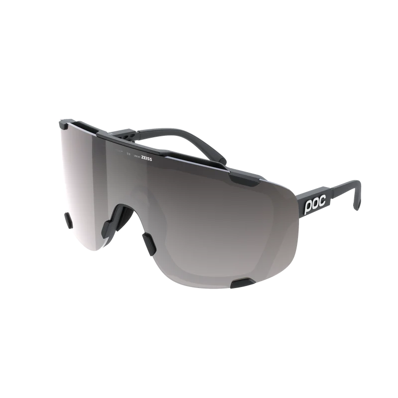 Lunettes POC DEVOUR WF + Noir Verre Clarity Road Sunny Silver