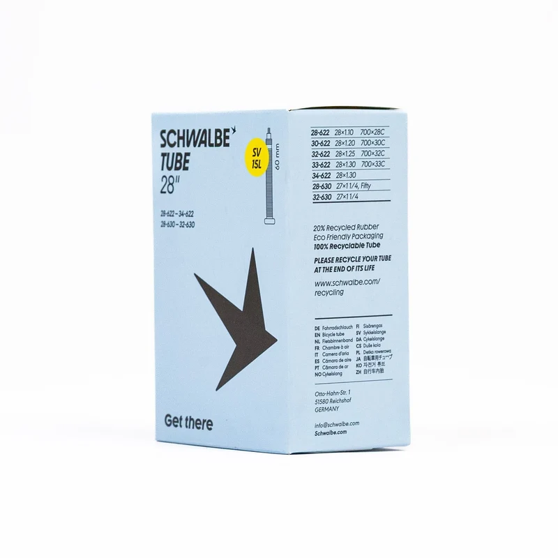 Chambre à air vélo Schwalbe 700 / 28 / 29 pouces