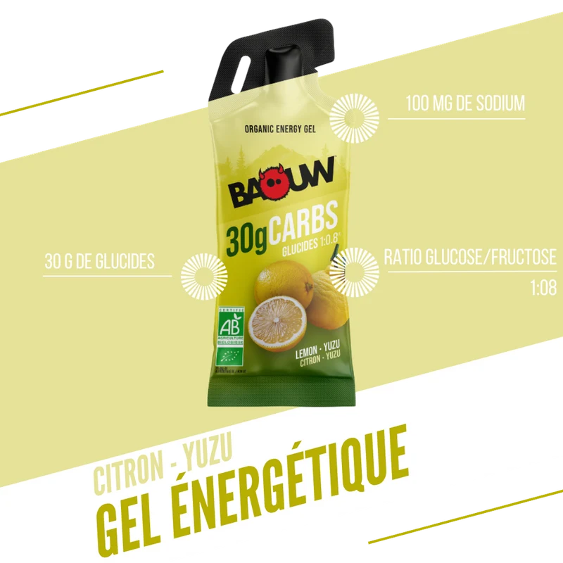 Gel Énergétique BAOUW Citron/Yuzu (44g)