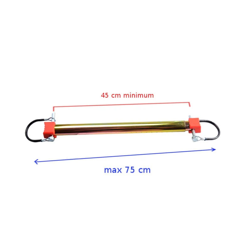 Adaptateur pour vélo femme et VTT suspendu sur porte vélo coffre