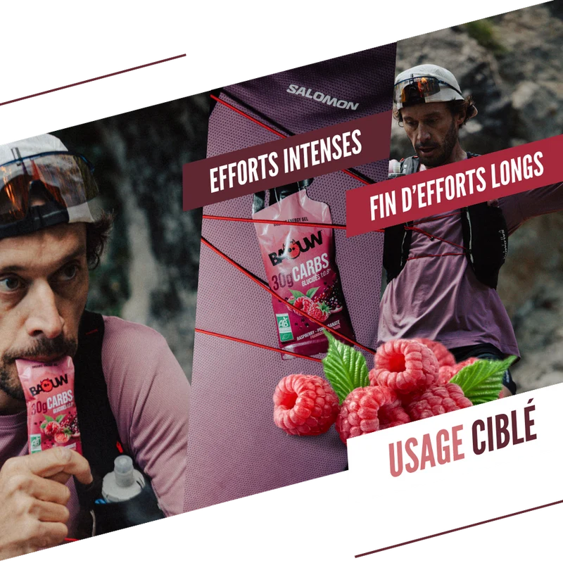Gel Énergétique BAOUW Framboise/Grenade (44g)