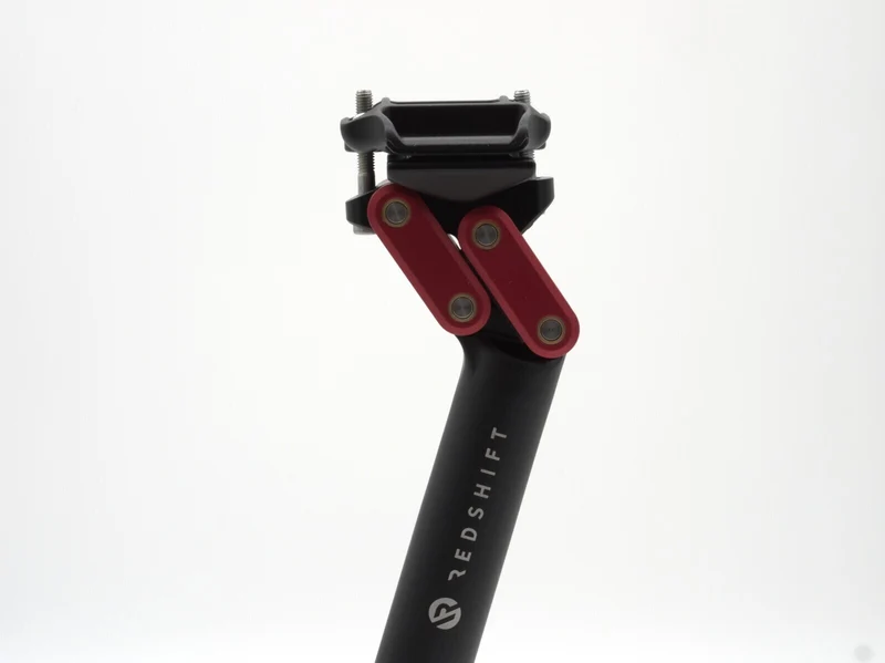 Tige de Selle Double Position REDSHIFT Noir/Rouge