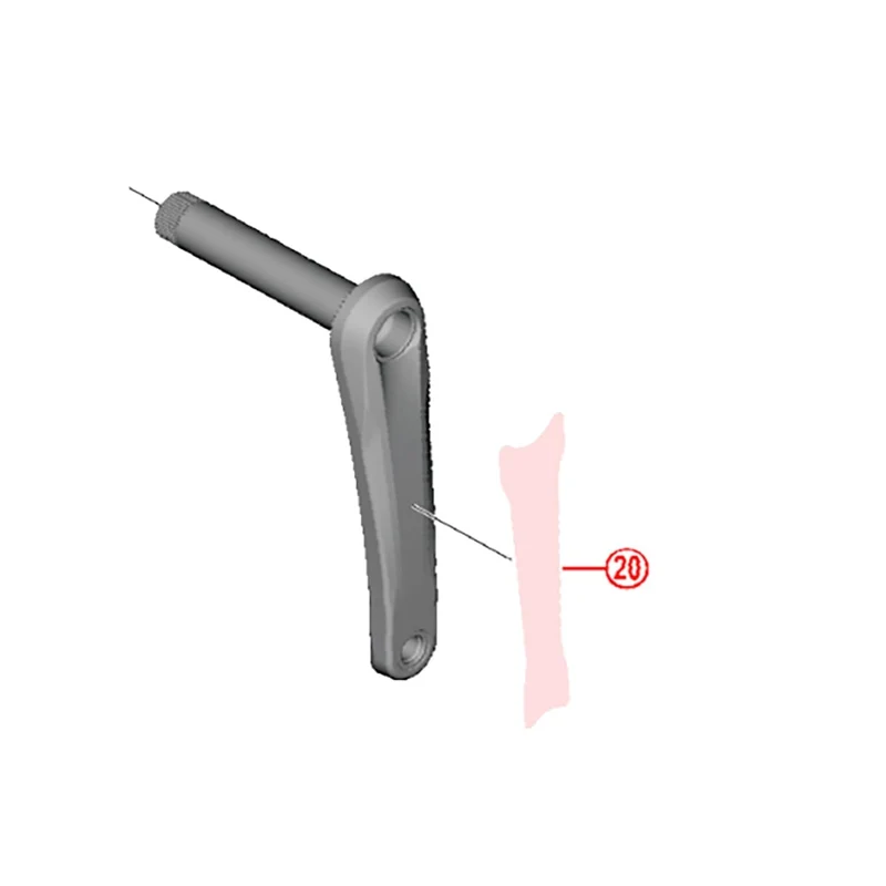 Kit Protections Adhésives Manivelles de Pédalier 12V SHIMANO XT FC-M8100 165/170 mm Translucide (x2)