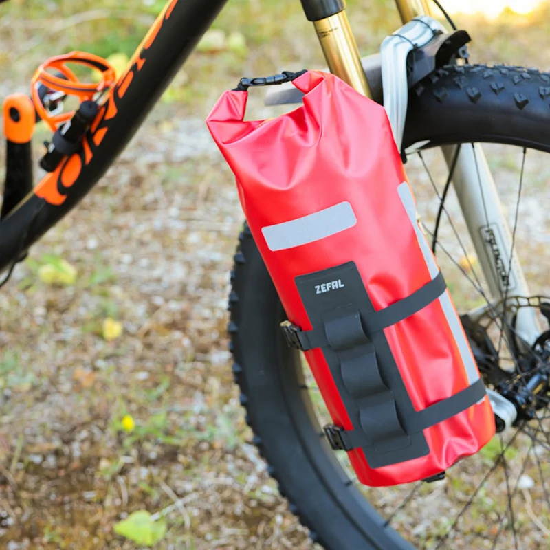 Sacoche de fourche bikepacking avec cage Zefal Z Adventure Fork Pack