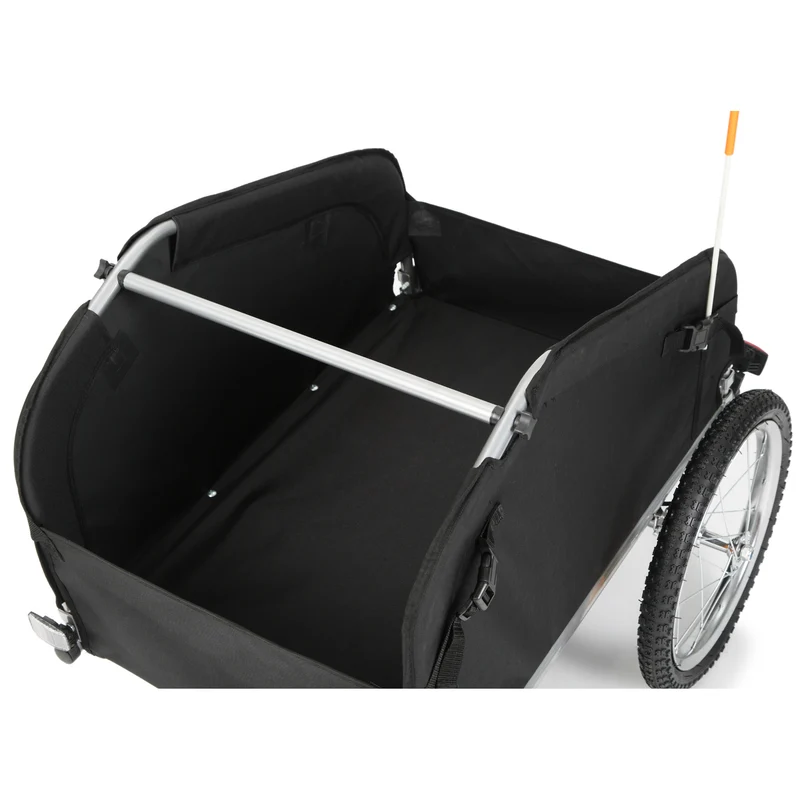 Remorque vélo cargo grande capacité avec housse