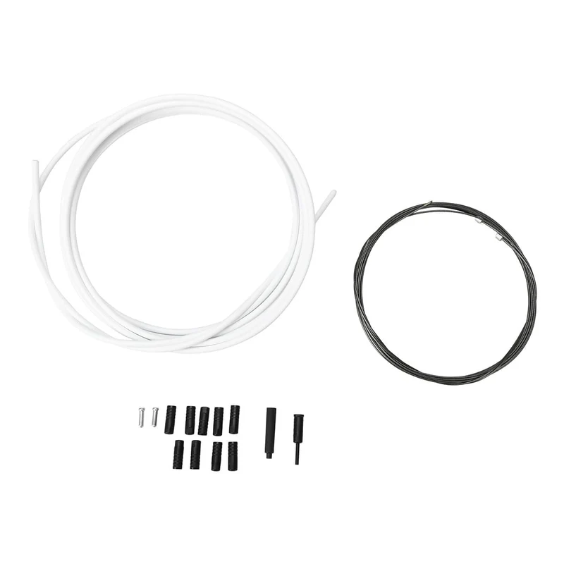 Kit de Câbles et Gaines de Dérailleur SHIMANO OT-SP41 OPTISLICK Blanc