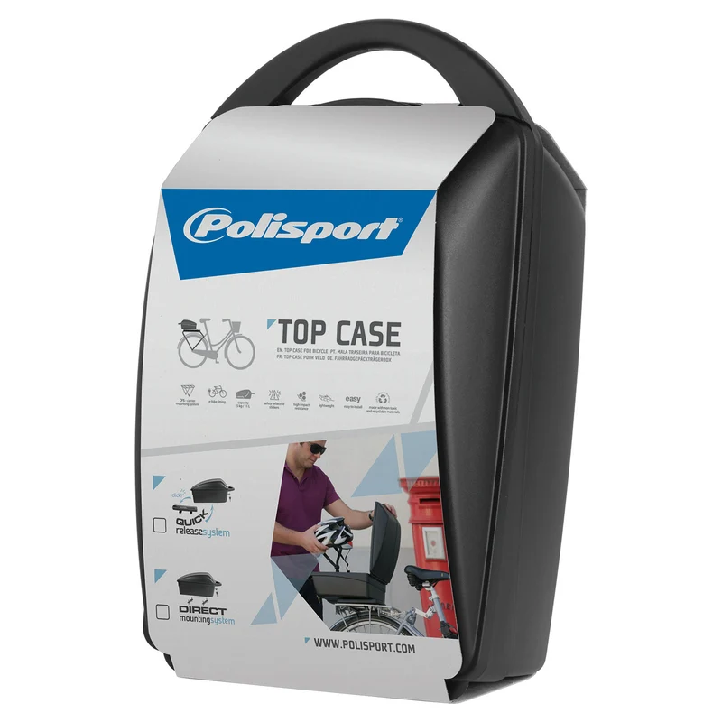 Top case amovible pour vélo - Polisport