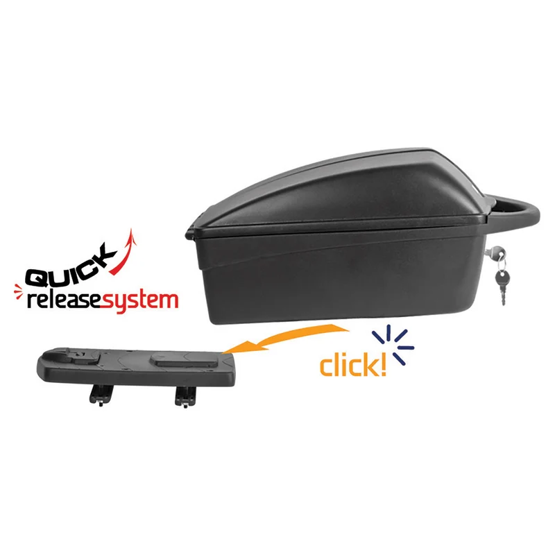 Top case amovible pour vélo - Polisport