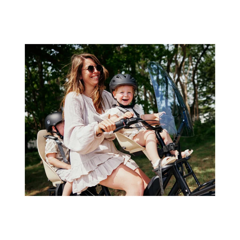 Siège vélo enfant arrière sur porte-bagages Urban Iki Bio Momigara
