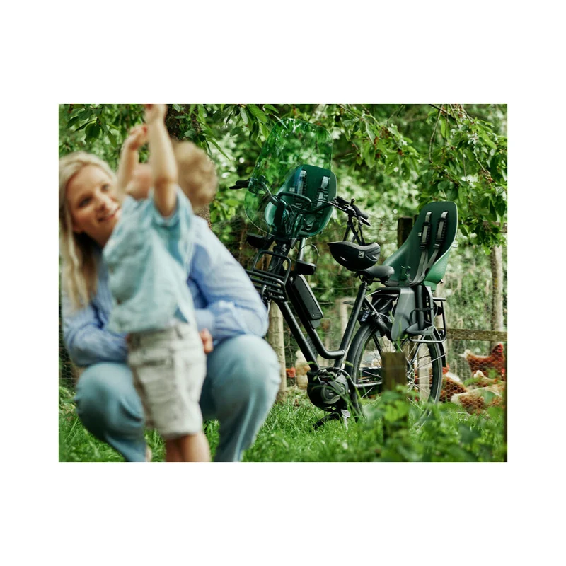 Siège vélo enfant arrière sur porte-bagages Urban Iki Bio Momigara