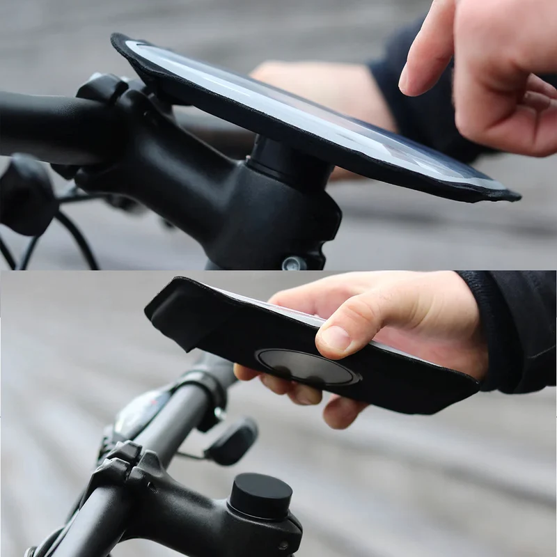 Support aimanté pour smartphone sur fourche vélo Shapeheart