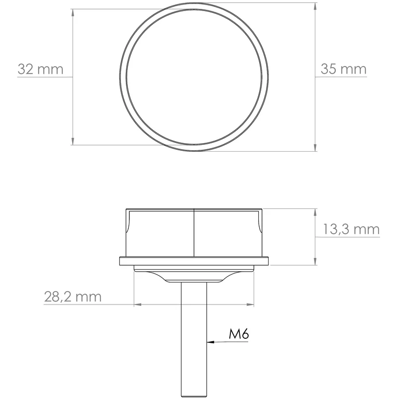 Support aimanté pour smartphone sur fourche vélo Shapeheart