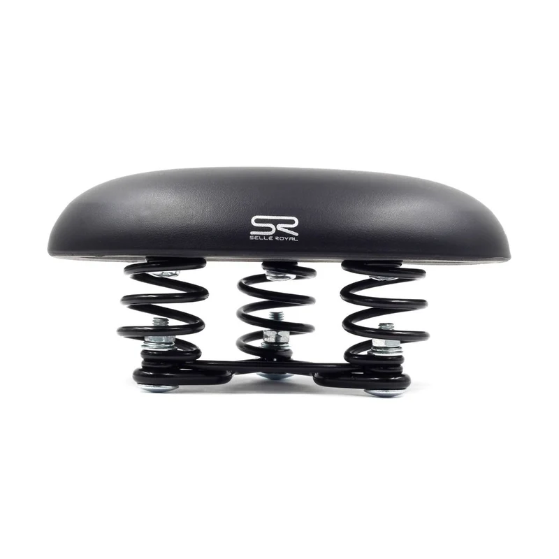 Selle sans bec en gel pour vélo femme Rok Selle Royal à ressorts