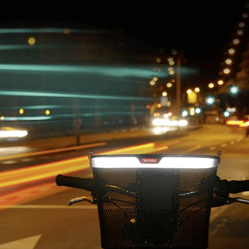 Panier vélo avant avec réflécteur Uni Reflect KlickFix