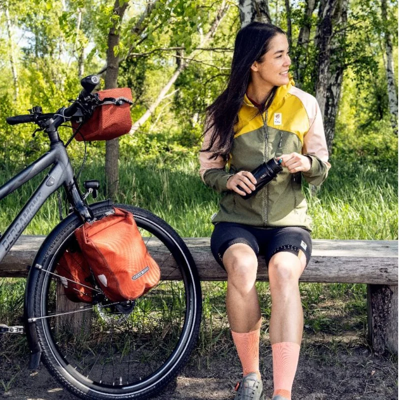 Sacoche vélo bikepacking Ortlieb sur fourche Fork Pack Plus 5.8L Cordura