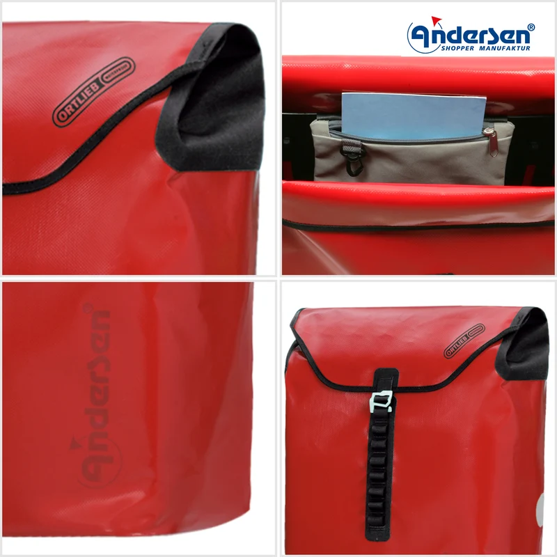Caddie pour vélo Andersen Royal Shopper avec Sac étanche Ortlieb