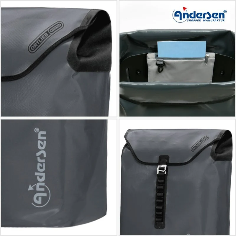 Caddie pour vélo Andersen Royal Shopper avec Sac étanche Ortlieb