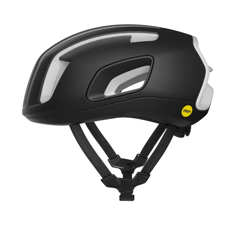 Casque Route POC CYTAL MIPS Noir Matt/Blanc Matt