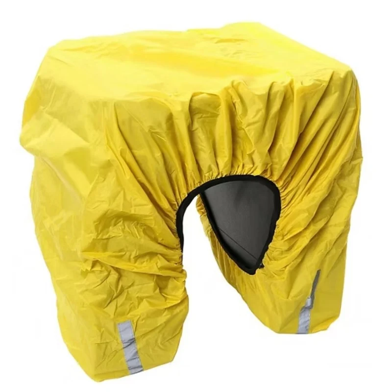 Housse protection pluie pour sacoche vélo triple