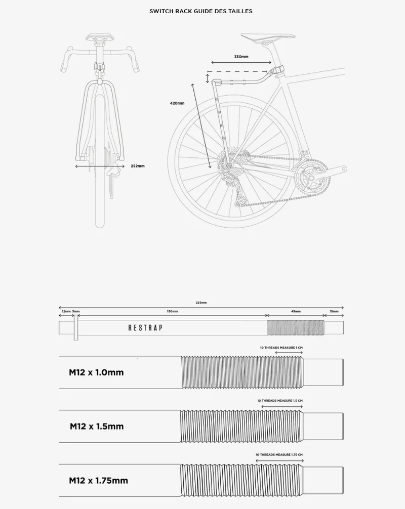 Porte-Bagages RESTRAP SWITCH RACK