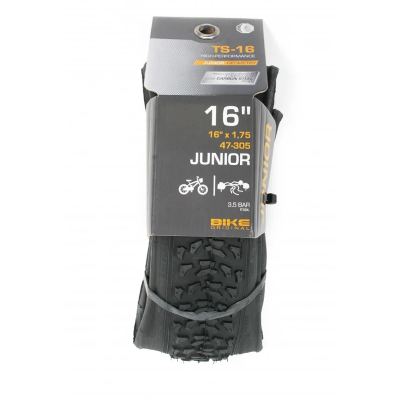 Pneu vélo 16 x 1.75 pouces tringles souples