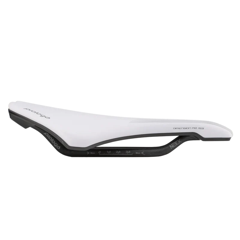 Selle PROLOGO DIMENSION R2 153mm Rails Nack Blanc