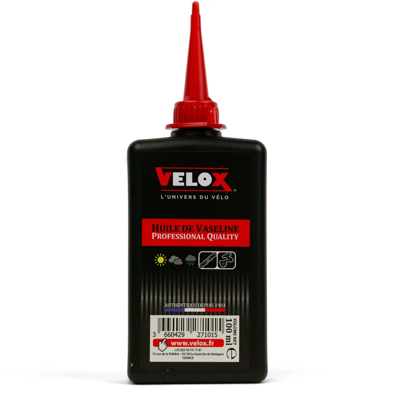 Huile lubrifiante Velox pour chaine de vélo 100ml