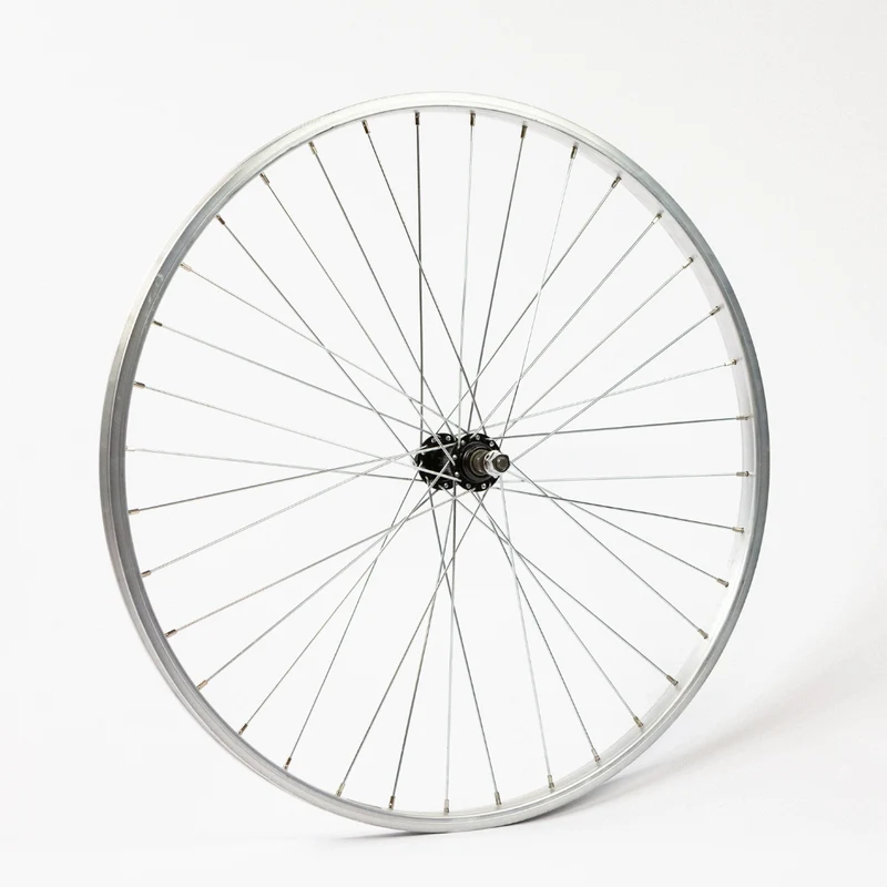Roue vélo avant 26 pouces simple paroi axe à écrous