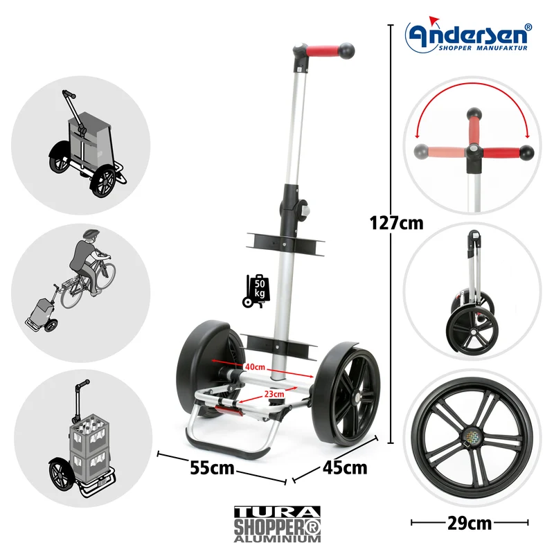 Chassis Tura Shopper poignée ajustable - Andersen