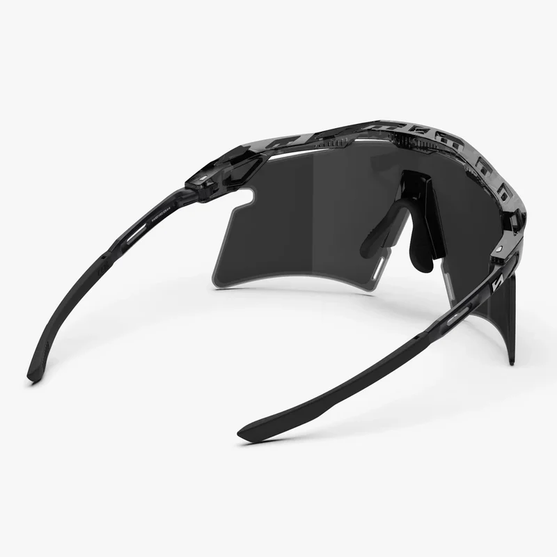 Lunettes SCICON AEROSHADE 2.0 TITANIUM Noir Crystal Gloss Verre Smoke Black + Pink