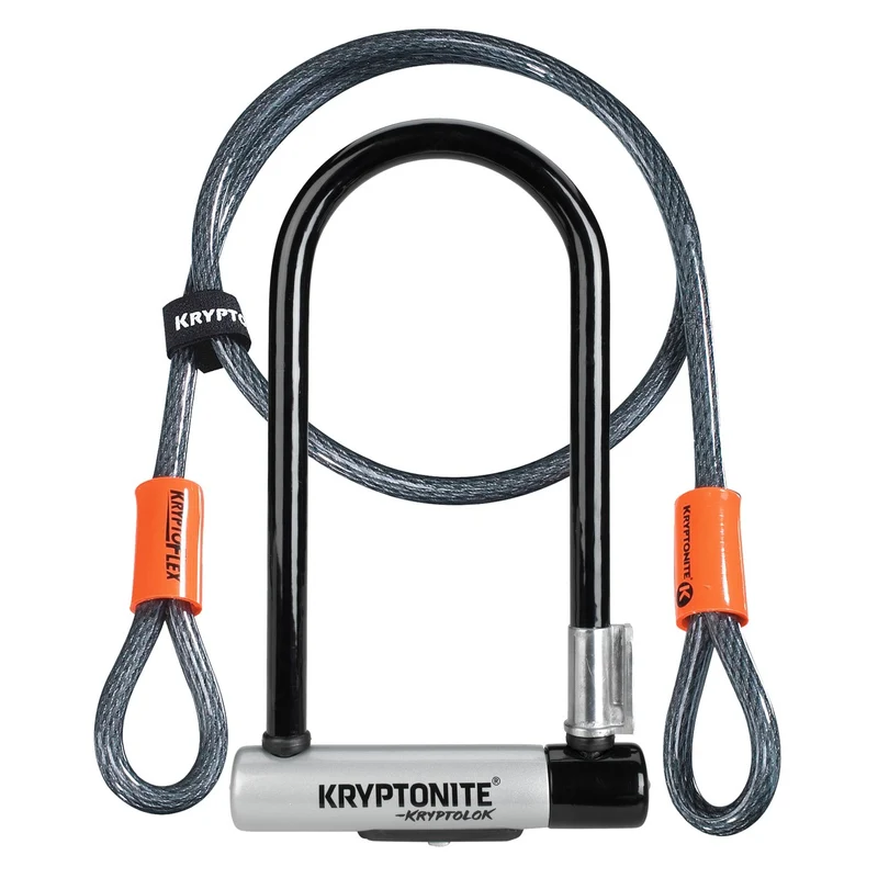 Antivol vélo câble et U Kryptolok STD et Flex Kryptonite
