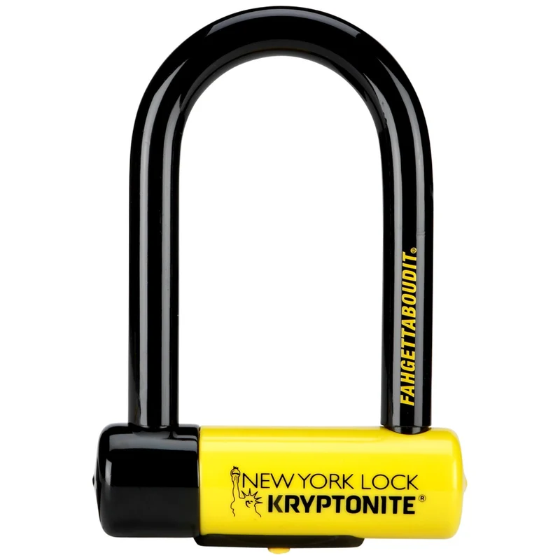 Antivol vélo U à clé New York Fahgettaboudit Mini Kryptonite