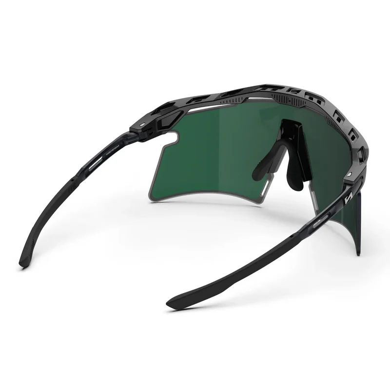 Lunettes SCICON AEROSHADE 2.0 TITANIUM Noir Matt Verre Multimirror Blue Green + Pink