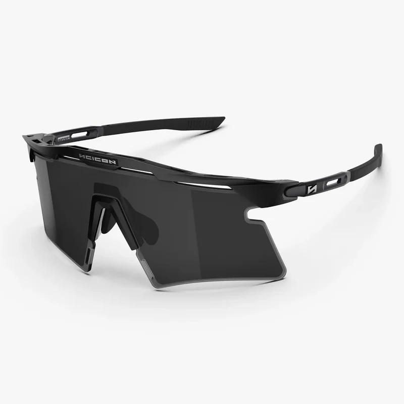 Lunettes SCICON AEROSHADE 2.0 TITANIUM Noir Matt Verre Smoke Black + Pink