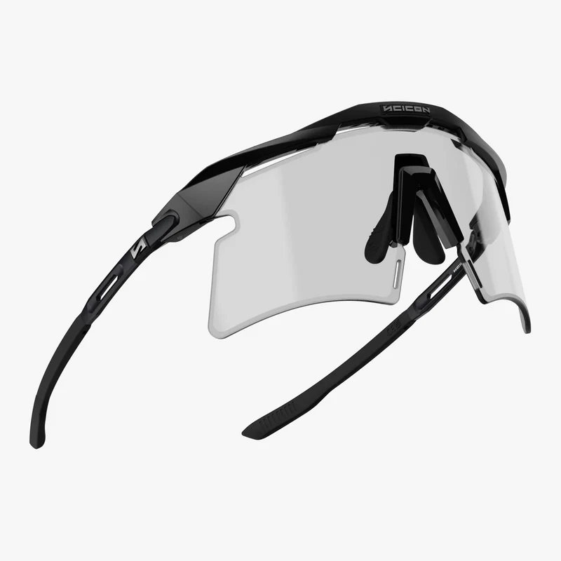 Lunettes SCICON AEROSHADE 2.0 TITANIUM Noir Matt Verre Photochromique Grey