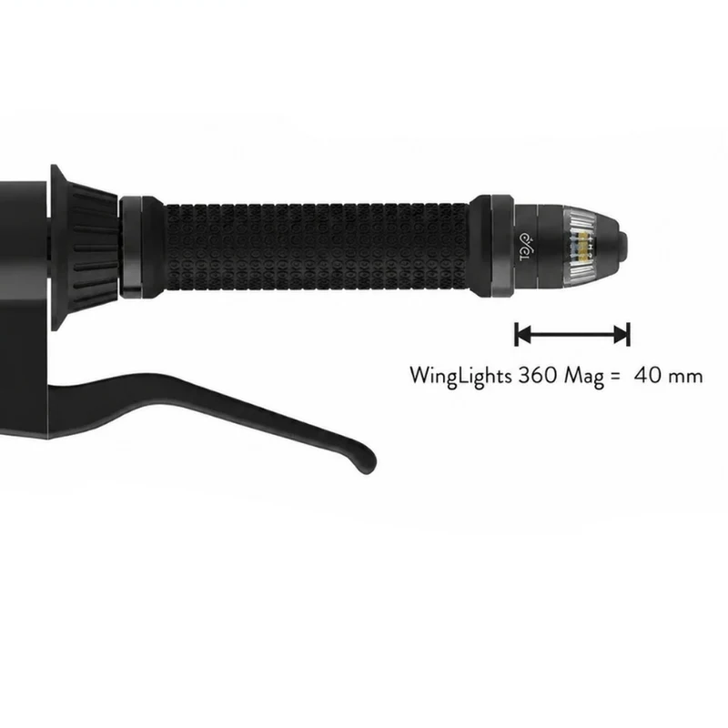 Clignotants vélo et feux de signalisation WingLights 360 Mag Cycl