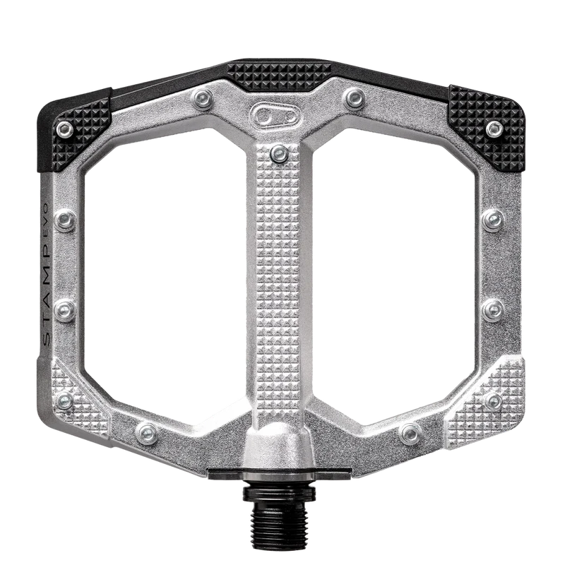 Pédales Plates CRANKBROTHERS STAMP EVO Small Argent