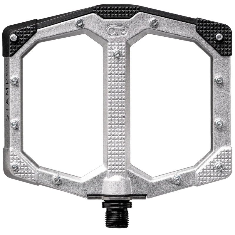 Pédales Plates CRANKBROTHERS STAMP EVO Large Argent