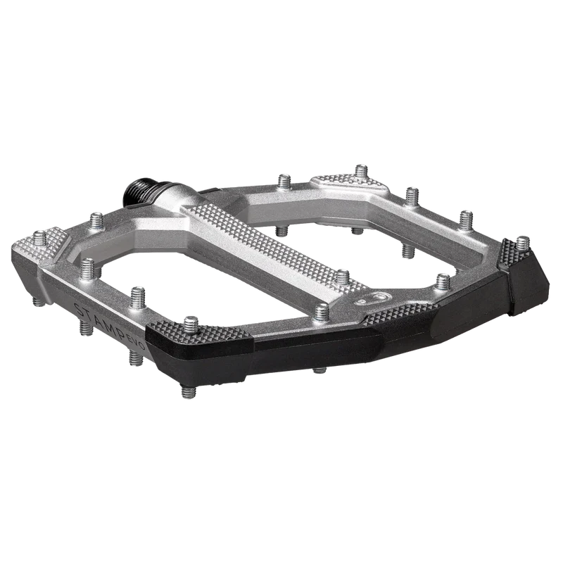 Pédales Plates CRANKBROTHERS STAMP EVO Large Argent