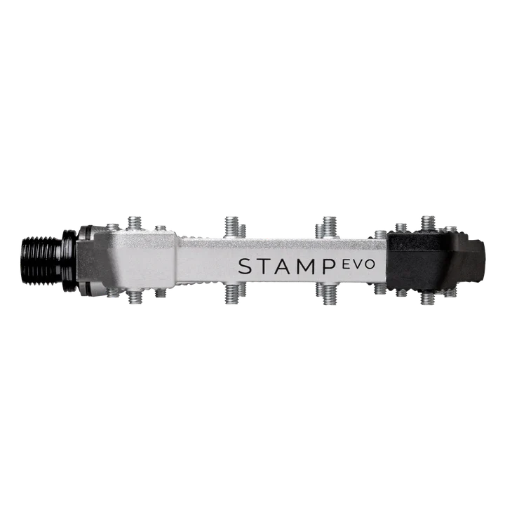 Pédales Plates CRANKBROTHERS STAMP EVO Large Argent