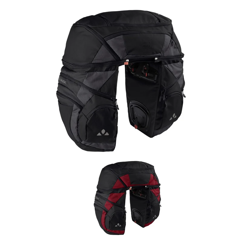 Sacoche triple Vaude Karakorum Pro pour voyages à vélo 65L