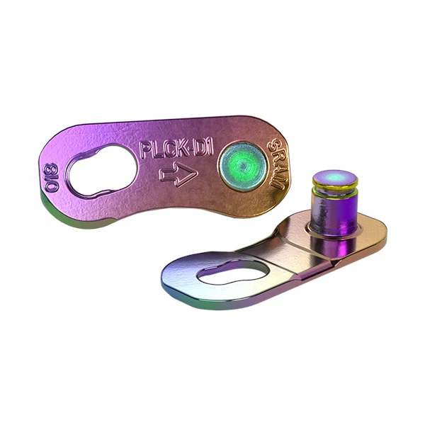 Attaches Rapides 12/13V SRAM POWERLOCK AXS FLATTOP (x4) Rainbow