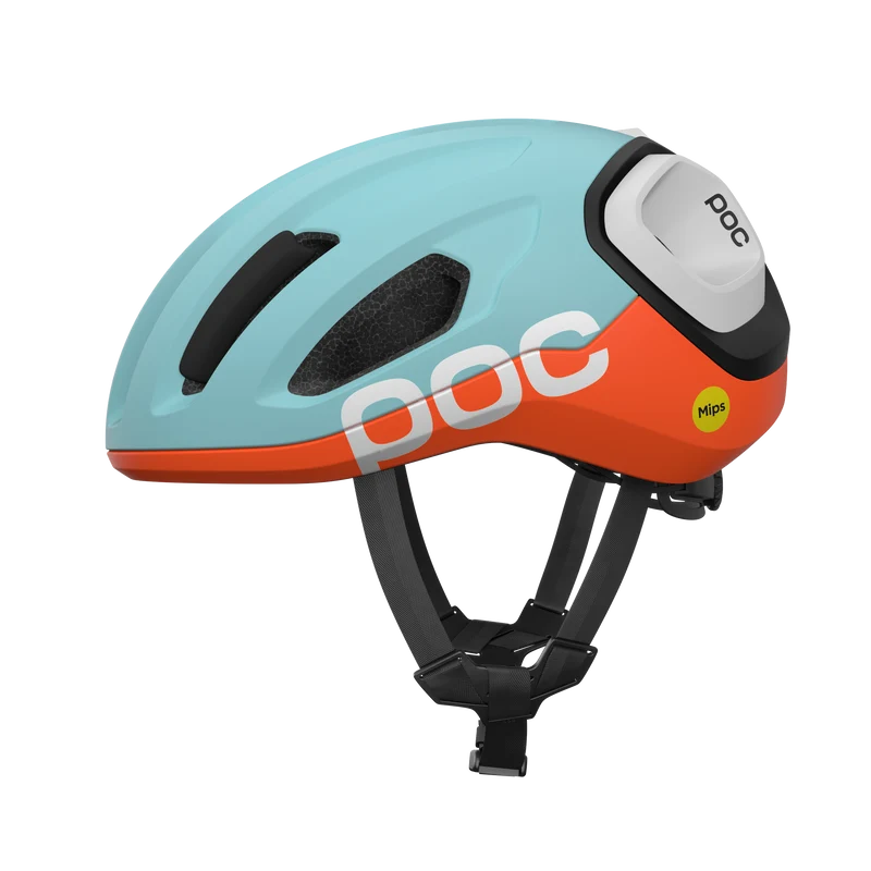 Casque Route POC AMIDAL MIPS Bleu/Orange Matt