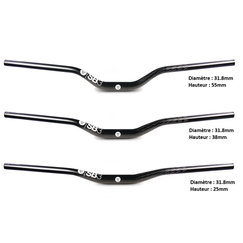 Cintre SB3 KROMA Rise 25mm 780mm Noir/Vert