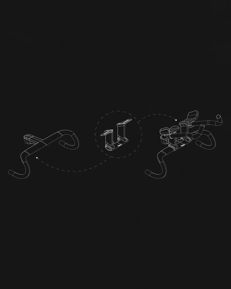 Support de Prolongateurs DEDA TT314 CLIP-ON