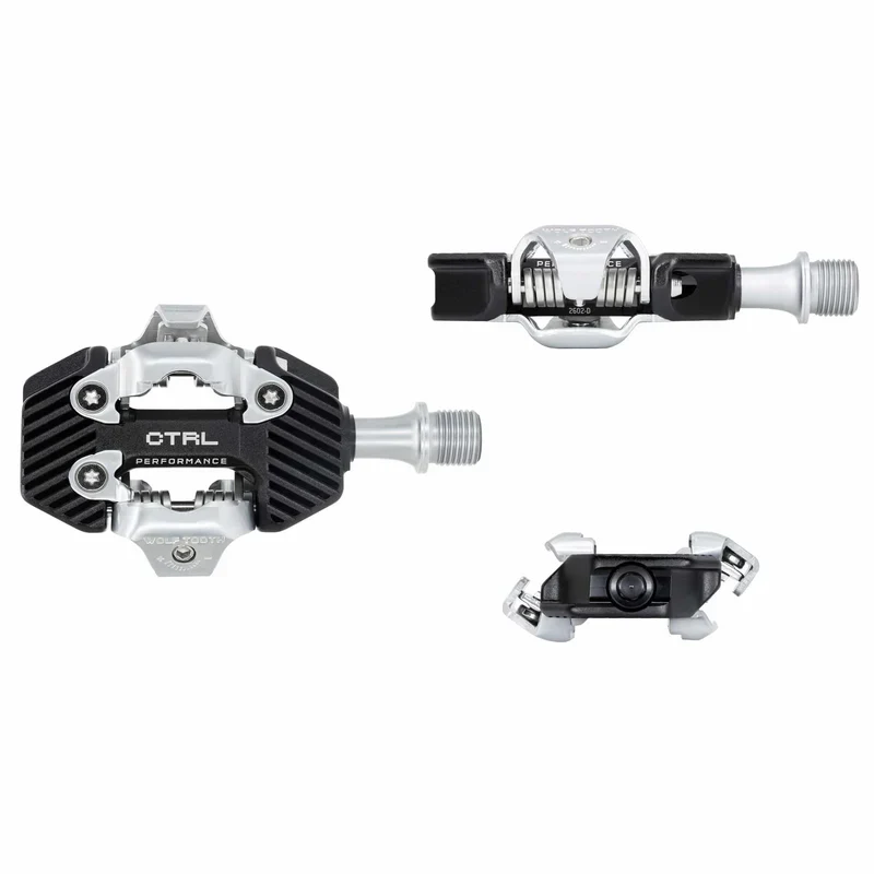 Pédales WOLF TOOTH CTRL TRAIL PERFORMANCE Clipless Noir