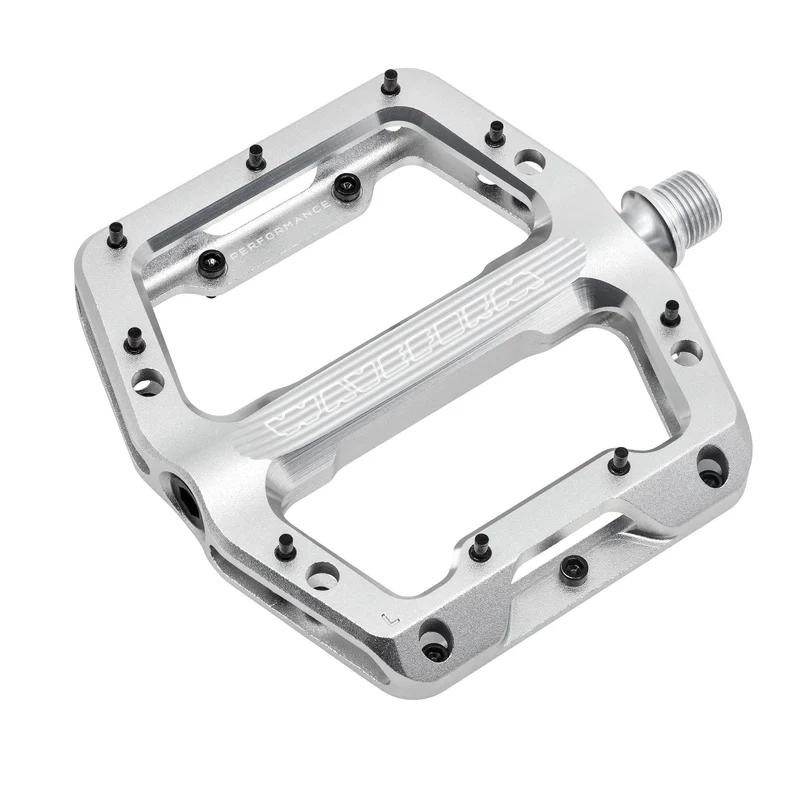 Pédales Plates WOLF TOOTH WAVEFORM PERFORMANCE Argent